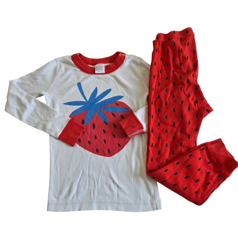 Hanna Andersson | Super Strawberry Long John Pahamas | 110/5 years